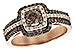 C217-32427: LDS RG .38 BROWN DIA CTR .95 TW