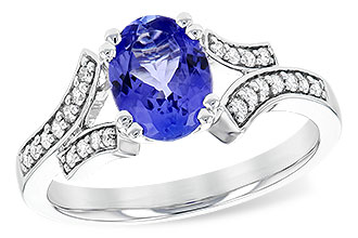 C217-34272: LDS RG 1.15 TANZANITE 1.30 TGW