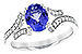 C217-34272: LDS RG 1.15 TANZANITE 1.30 TGW