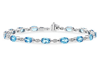 C300-91463: BRACELET 7.80 SWISS BLUE TOPAZ 7.96 TGW
