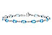 C300-91463: BRACELET 7.80 SWISS BLUE TOPAZ 7.96 TGW