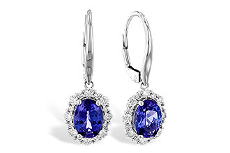 C300-96008: EARR 1.28 TW TANZANITE 1.72 TGW (7x5 OVAL)