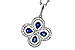 C301-84227: NECKLACE .68 SAPPHIRE TW .96 TGW