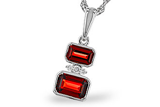 C301-84245: NECK .98 TW GARNET 1.01 TGW