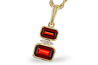 C301-84245: NECK .98 TW GARNET 1.01 TGW