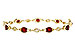 C301-84272: BRACELET 3.68 RUBY 3.92 TGW (7")