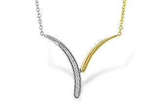 C301-86981: NECKLACE .12 TW (18")