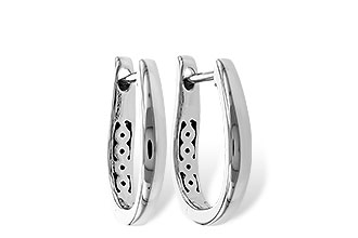 C301-87890: GOLD EARRINGS (15MM)