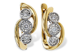 C301-89654: EARRINGS .25 TW