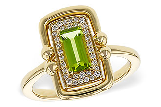 C301-90563: LDS RG .72 PERIDOT .84 TGW (8x4MM PER)