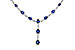 C301-90599: NECKLACE 4.82 TW SAPPHIRE 7.02 TGW (17")