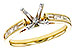 C302-73290: LDS SEMI DIA RG .38 TW BAGUETTES