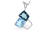 D215-52399: NECK 10.60 BLUE TOPAZ 10.73 TGW