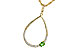 D217-35145: NECK .17 GREEN GARNET .26 TGW