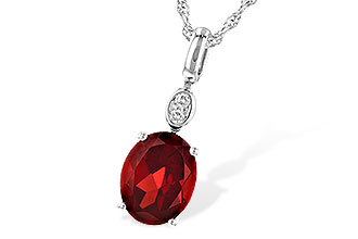 D217-35181: NECK 2.90 GARNET 2.93 TGW (10x8MM GAR)