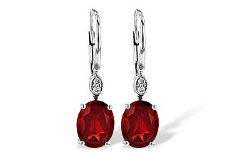 D217-36017: EARR 3.45 TW GARNET 3.50 TGW (9x7MM GAR)