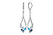 D300-04245: EARR 1.08 BLUE TOPAZ 1.35 TGW
