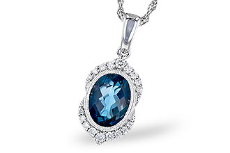 D300-08799: NECK 1.96 LONDON BLUE TOPAZ 2.10 TGW