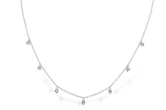 D300-92445: NECKLACE .12 TW (18")