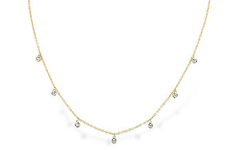 D300-92445: NECKLACE .12 TW (18")