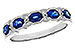 D300-96954: LDS WED RG .92 SAPPHIRE 1.04 TGW (4x3MM SAPP)