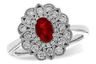 D300-98763: LDS RG .55 TW RUBY 1.07 TGW (6x4MM RUBY)