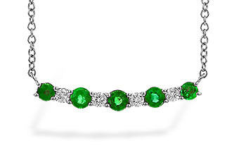 D300-98772: NECK .43 TW EMERALD .55 TGW