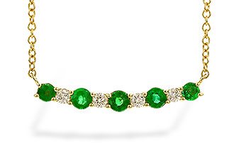 D300-98772: NECK .43 TW EMERALD .55 TGW