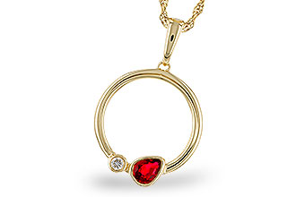 D301-84254: NECKLACE .24 RUBY .26 TGW