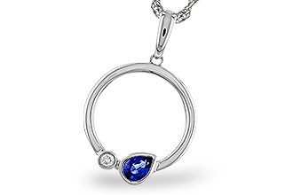 D301-84263: NECKLACE .26 SAPPHIRE .28 TGW