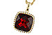 D301-85154: NECKLACE 9.26 GARNET 9.51 TGW (12MM CU)