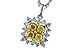 D301-86045: NECK .76 FANCY YELLOW DIAMONDS 1.09 TW
