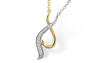 D301-86972: NECKLACE .10 TW (18")
