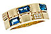 D301-88799: LDS RG .94 LONDON BLUE TOPAZ 1.00 TGW