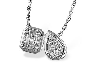 D301-89699: NECKLACE .17 BAG .25 TW