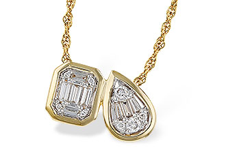 D301-89699: NECKLACE .17 BAG .25 TW