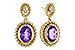 D301-90581: EARRINGS 1.98 AMETHYST 2.02 TGW (8x6MM AMY)