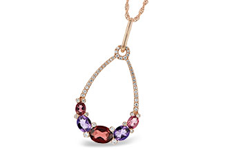 E214-58808: NECK 1.47 SEMI-PRECIOUS 1.67 TGW