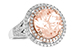 E215-49645: LDS RG 3.94 MORGANITE 4.50 TGW