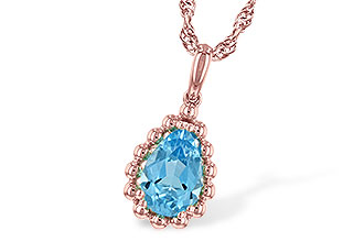 E216-40626: NECKLACE 1.55 CT BLUE TOPAZ