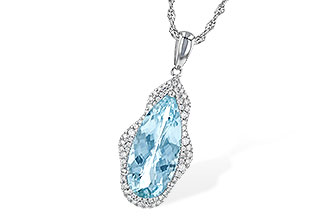E217-33308: NECK 3.97 AQUAMARINE 4.20 TGW
