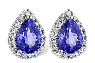 E217-33354: EARR 1.15 TW TANZANITE 1.32 TGW