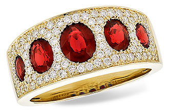 E300-04208: LDS WED RG 1.60 TW RUBY 2.00 TGW