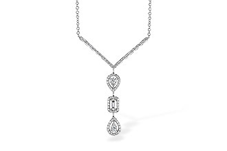 E300-04217: NECK .04 BAGUETTE .50 TW (18")