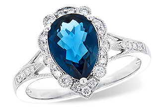 E300-06990: LDS RG 2.25 LONDON BLUE TOPAZ 2.47 TGW (10x7 PS)