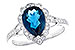 E300-06990: LDS RG 2.25 LONDON BLUE TOPAZ 2.47 TGW (10x7 PS)