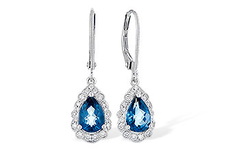 E300-07908: EARR 1.48 TW LONDON BLUE TOPAZ 1.63 TGW