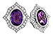 E300-97890: EARR 2.12 TW AMETHYST 2.36 TGW (8x6 MM AMY)