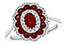 E300-99717: LDS RG 1.29 TW RUBY 1.52 TGW (6x4 MM RUBY)