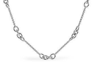 E301-82381: TWIST CHAIN (16IN, 0.8MM, 14KT, LOBSTER CLASP)
